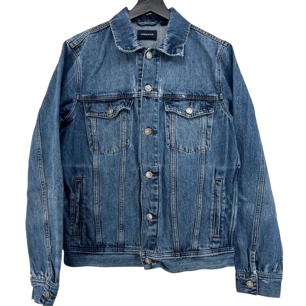J.Crew Jeans Denim Jacket Womens Small Blue Jean Classic  jacket